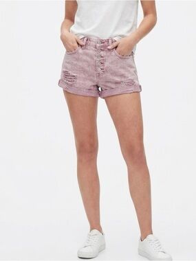 Free People We The Free Now Or Never Denim Shorts Moon Child Purple 27